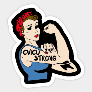 CVICU Cardiovascular Intensive Care Unit Sticker